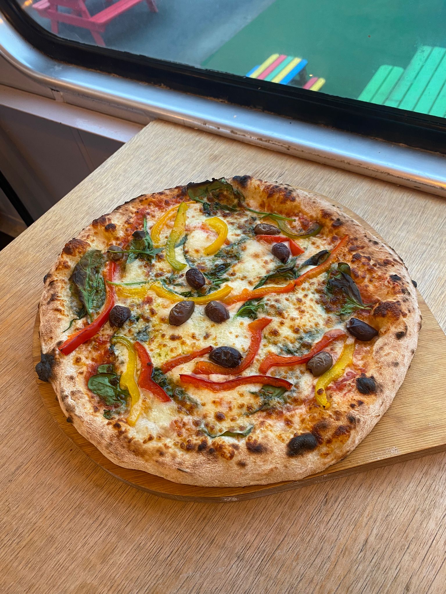 The Big Blue Bus Ireland I Get The Goat Pizza